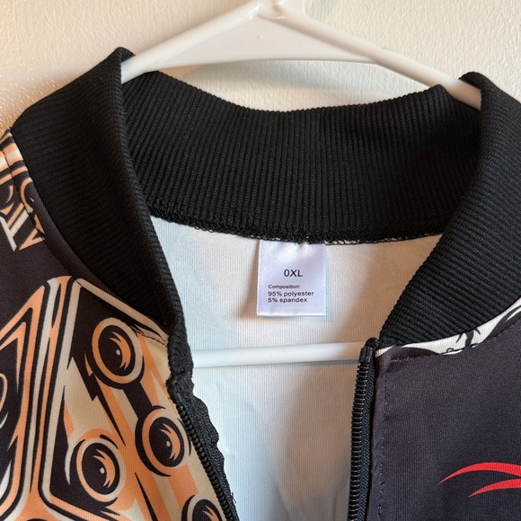 Skull and Dice Graphic Bomber Jacket - Picture 2 of 6